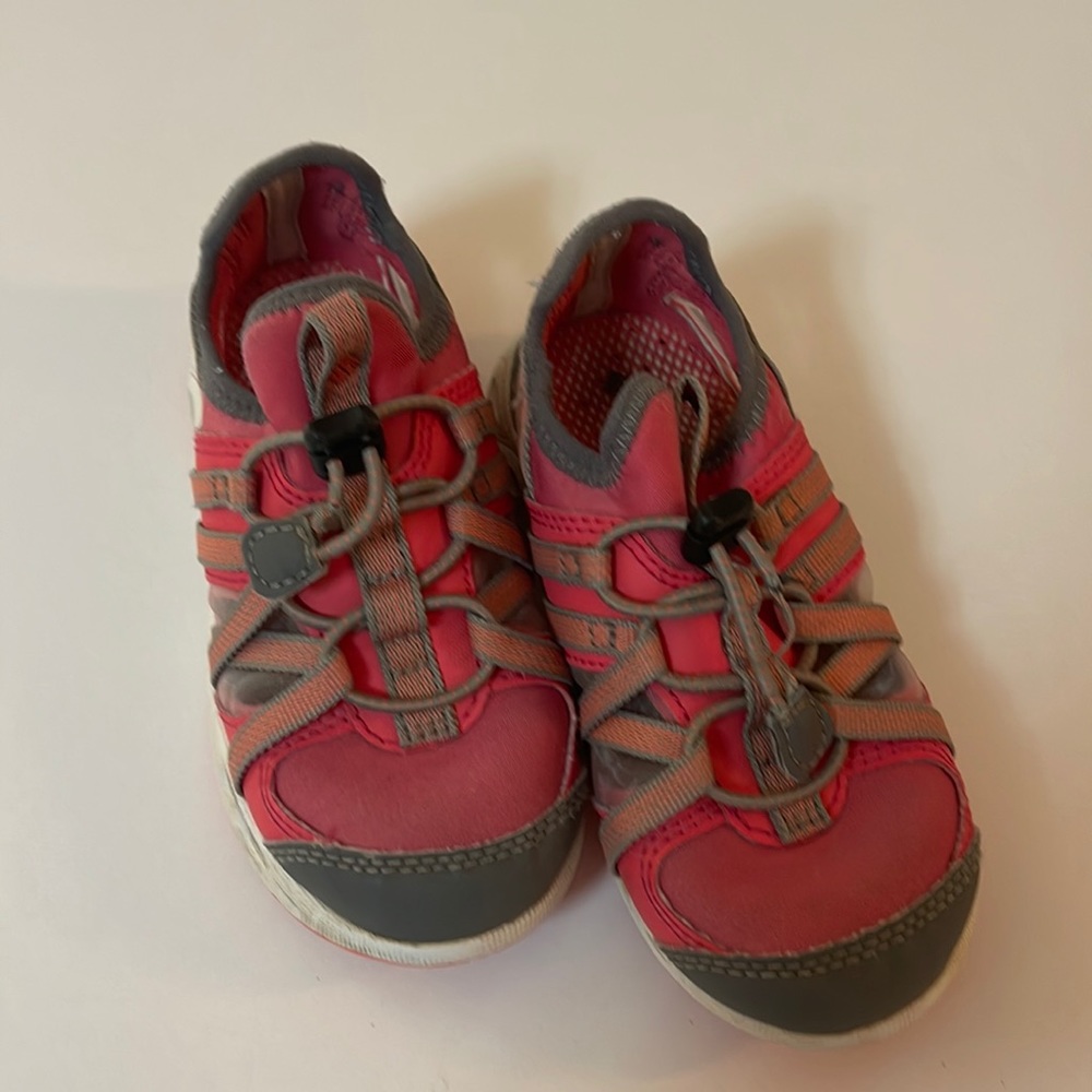 Columbia pink and gray shoes